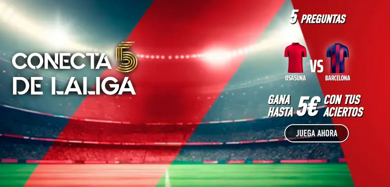 Sportium Conecta 5 Osasuna vs Barcelona