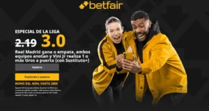 Supercuota Betfair Betis vs Real Madrid