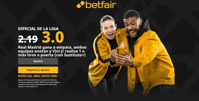 Supercuota Betfair Betis vs Real Madrid Supercuota Betfair Betis vs Real Madrid
