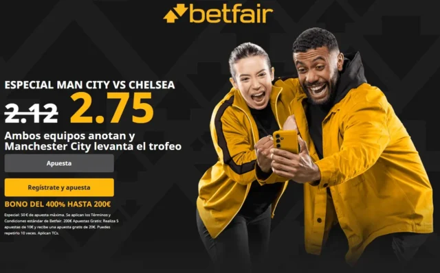 Betfair Supercuota Final FA Cup Chelsea vs Manchester City