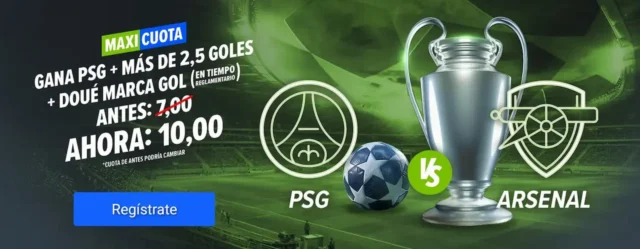 Codere Maxicuota Final Champions PSG Arsenal Codere Maxicuota Final Champions PSG Arsenal