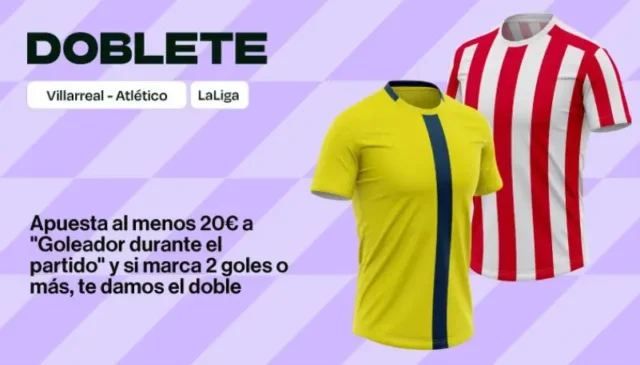 RETAbet Doblete Villarreal vs Atlético de Madrid RETAbet Doblete Villarreal vs Atlético de Madrid