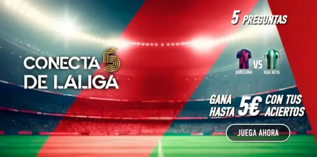 Sportium Conecta 5 Barcelona vs Betis Sportium Conecta 5 Barcelona vs Betis