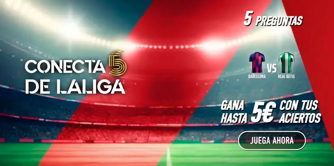 Sportium Conecta 5 Barcelona vs Betis