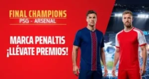 Sportium penaltis PSG vs Arsenal Final Champions League