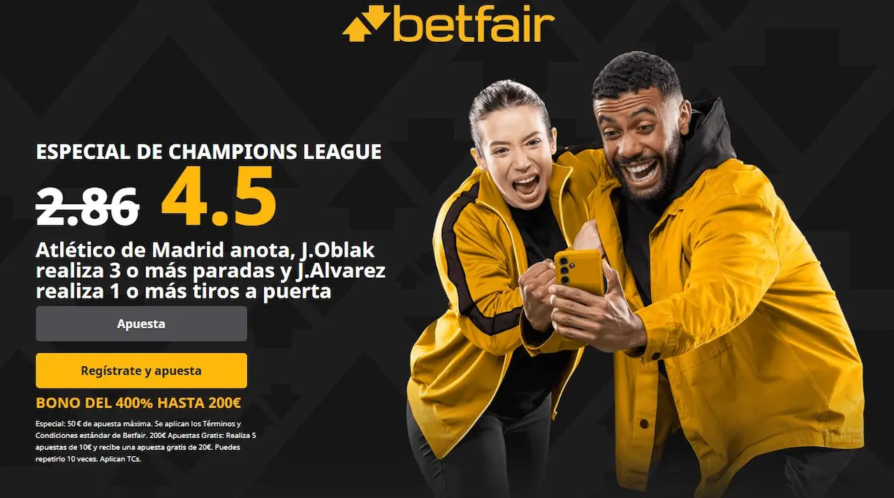 Supercuota Betfair Arsenal vs Atlético