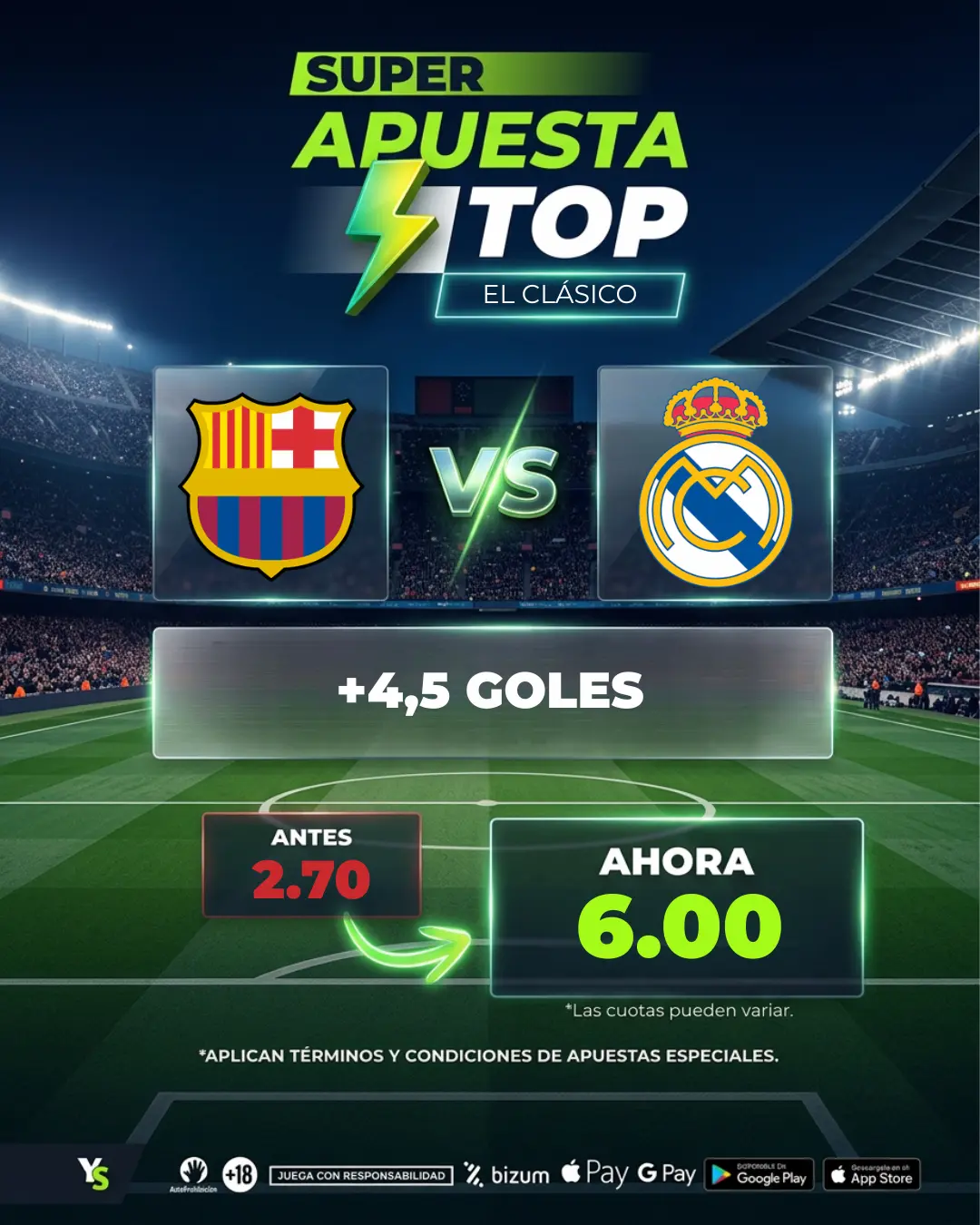 YoSports Supercuota El Clásico 1
