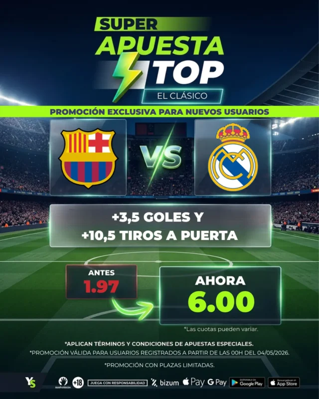 YoSports Supercuota El Clásico 2