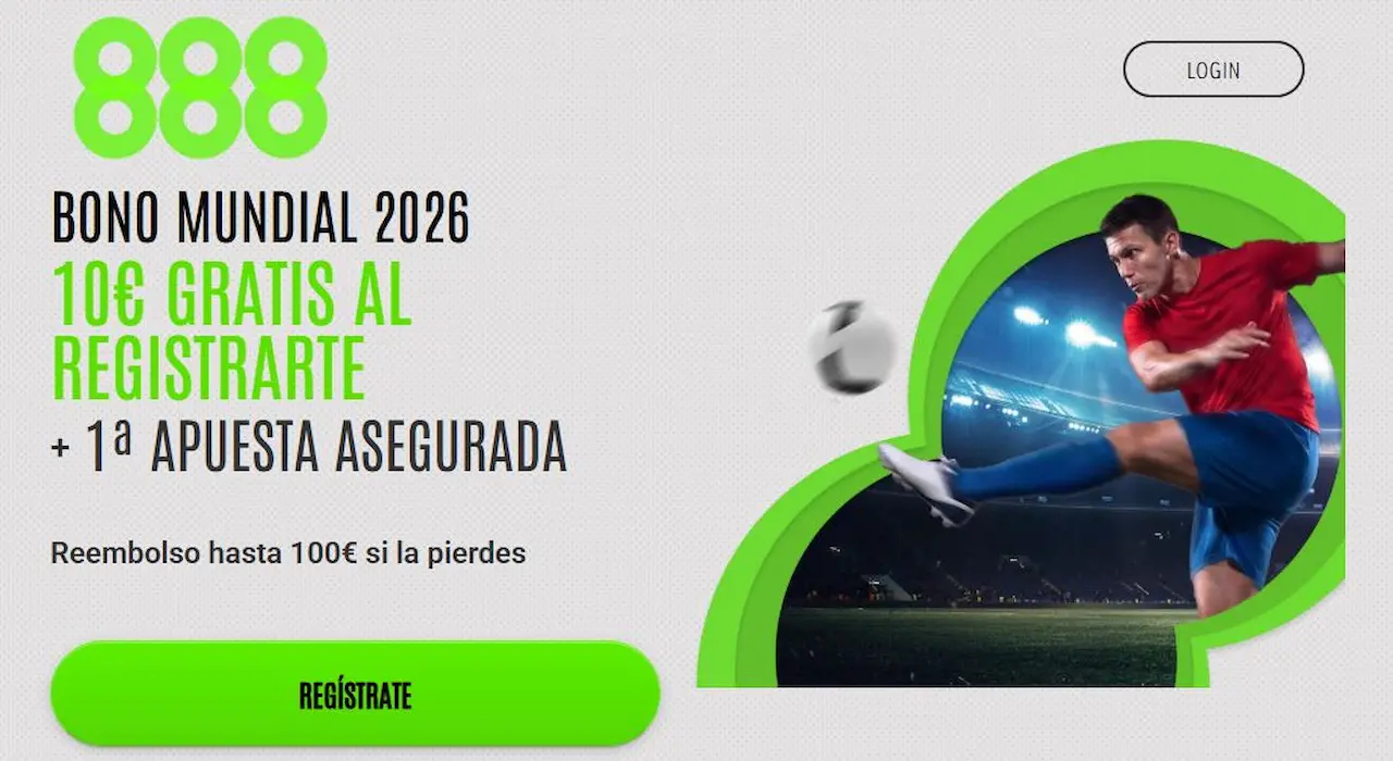 888Sport bono de bienvenida Mundial