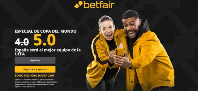 Betfair Supercuota España Copa del Mundo Mundial