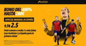 Betfair Supercuota España vs Arabia Saudí Pedri