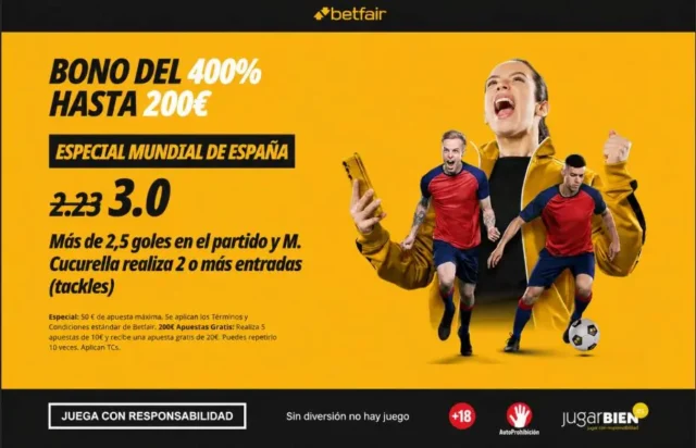 Betfair Supercuota España vs Cabo Verde Betfair Supercuota España vs Cabo Verde