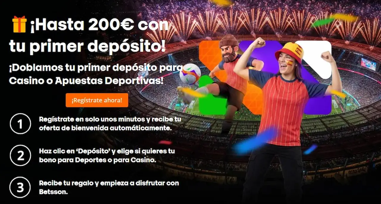 Betsson bono de bienvenida mundial