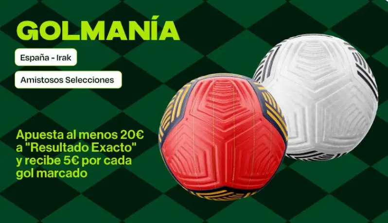 RETAbet Golmanía España vs Irak