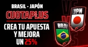 Sportium CuotaPlus Brasil vs Japón