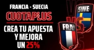 Sportium CuotaPlus Francia vs Suecia