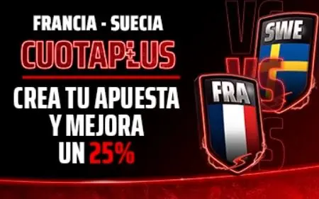 Sportium CuotaPlus Francia vs Suecia Sportium CuotaPlus Francia vs Suecia