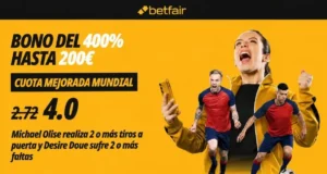 Supercuota Betfair Francia vs Irak