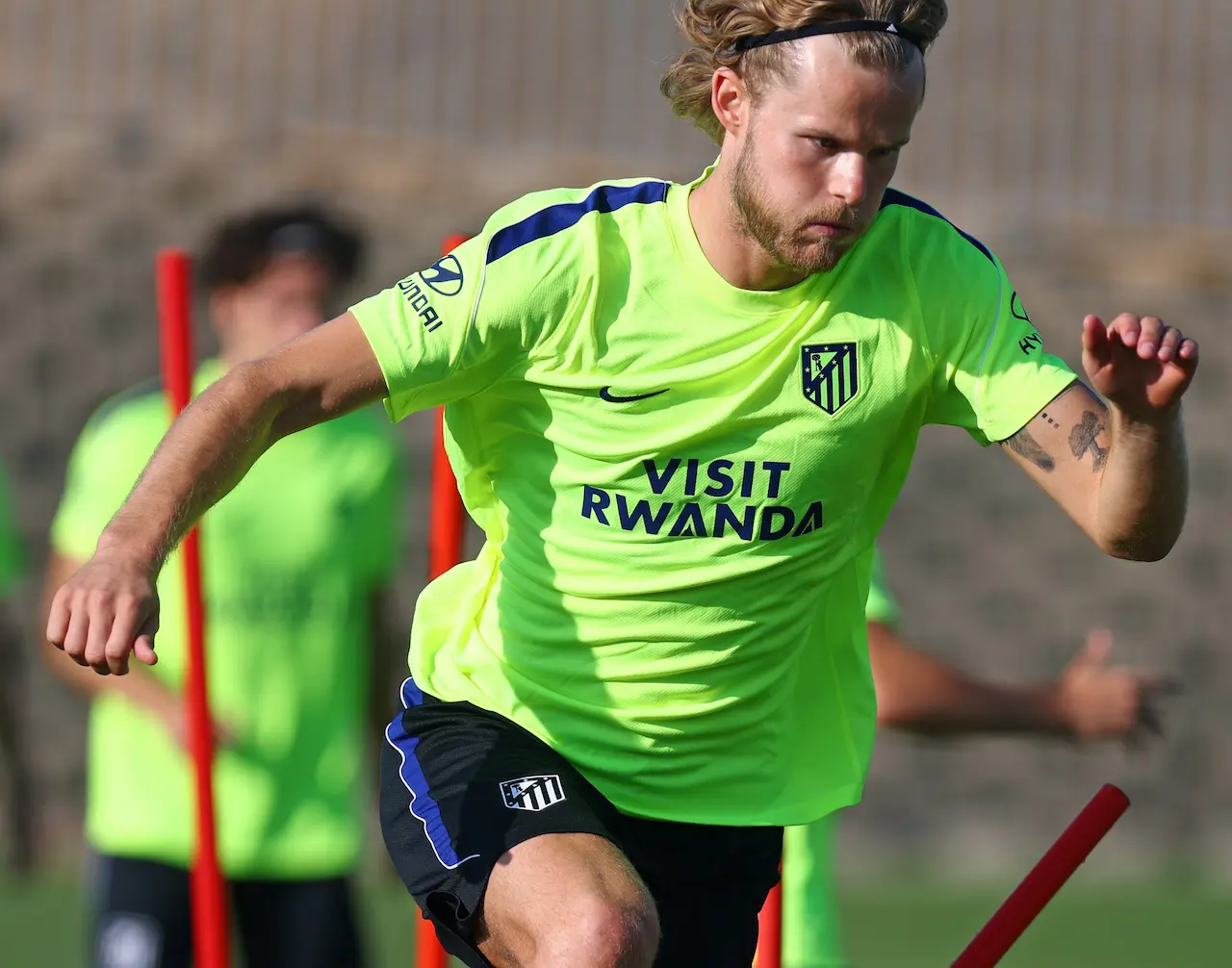 Morten Hjulmand entrenamiento Atleti