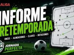 Informe pretemporada 2026: onces, claves y goleadores Informe Pretemporada LaLiga 2026