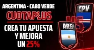 Sportium CuotaPlus Argentina vs Cabo Verde