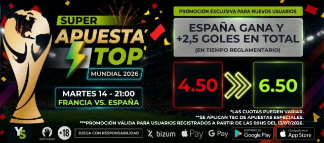 YoSports Supercuota Francia vs España YoSports Supercuota Francia vs España