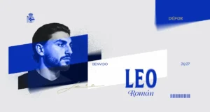 Leo Román Depor anuncio