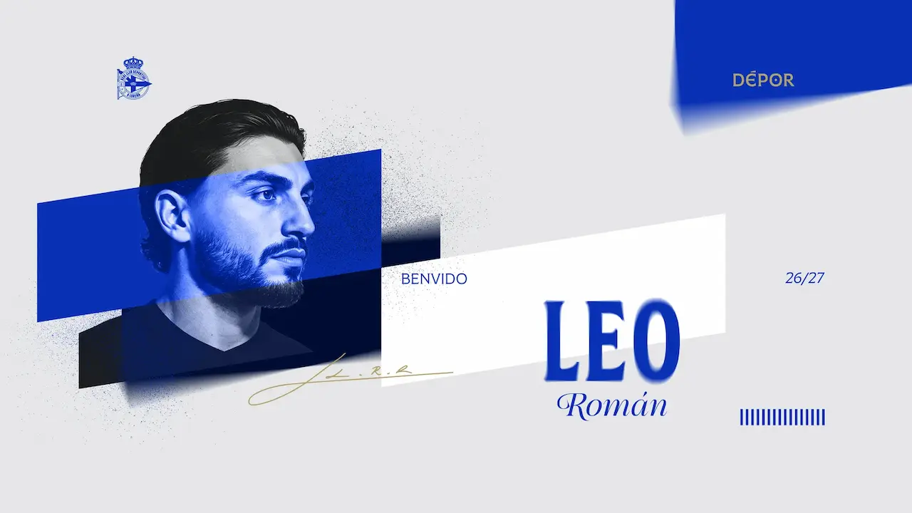 Leo Román Depor anuncio