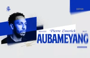 Aubameyang Depor anuncio fichaje