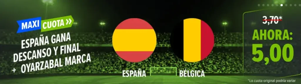 maxicuotas codere españa - bélgica