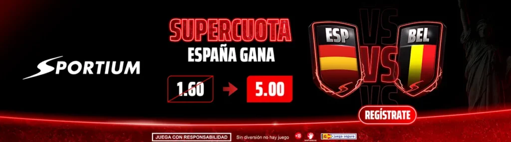 supercuota españa gana bélgica