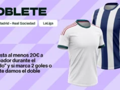 RETAbet doblete real madrid vs real sociedad