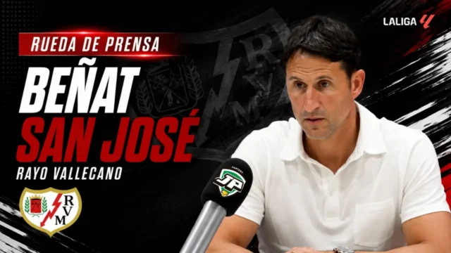 Rueda-de-prensa-beñat-san-jose-rayo-vallecano Beñat San José rueda de prensa Rayo Vallecano