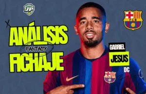 Gabriel Jesus FC Barcelona análisis fantasy