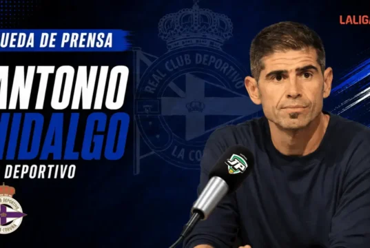 rueda de prensa Antonio Hidalgo Depor