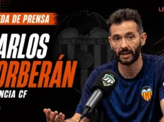 Corberán habla de Elliott y confirma las bajas de Rioja y Foulquier Rueda de prensa Corberán Valencia