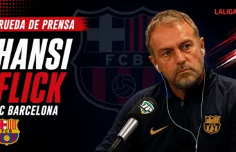 rueda de prensa Hansi Flick Barça LaLiga