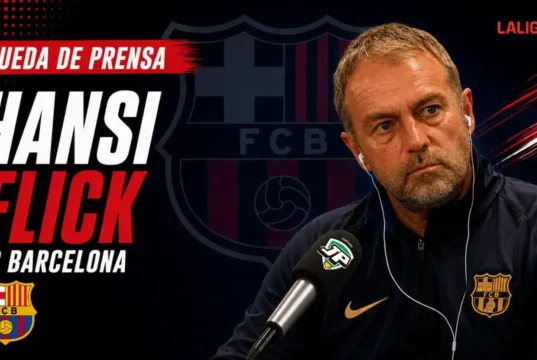 rueda de prensa Hansi Flick Barça LaLiga