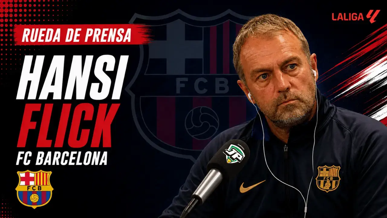 rueda de prensa Hansi Flick Barça LaLiga