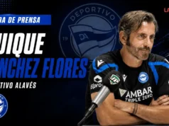 Rueda de Prensa Quique Sánchez Flores Alavés