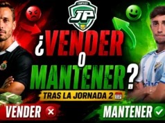Ventas Fantasy urgentes tras la Jornada 2: jugadores que debes sacar de tu plantilla ventas fantasy tras jornada 2