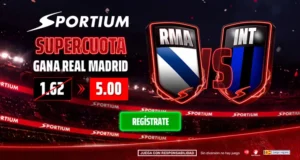 Sportium Supercuota Real Madrid - Inter