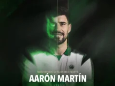 Oficial: Aarón Martín ficha por el Racing de Santander Aarón Martín fichaje Racing