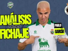 Pablo García debuta con gol en el Racing: ¿chollazo fantasy? Pablo García análisis fantasy fichaje Racing Santander