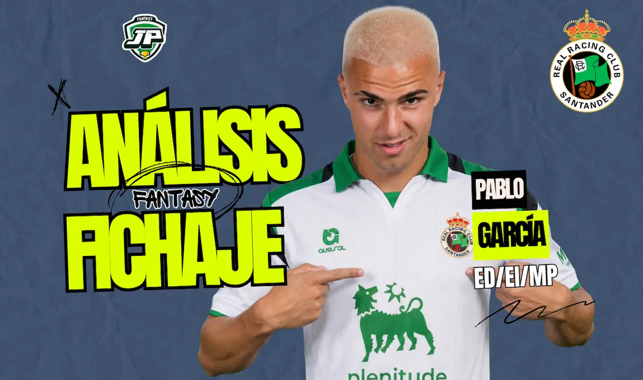 Pablo García análisis fantasy fichaje Racing Santander