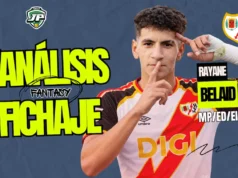 Rayane Belaid: Análisis Fantasy del nuevo mediapunta del Rayo Vallecano Rayane Belaid Rayo Vallecano análisis fantasy