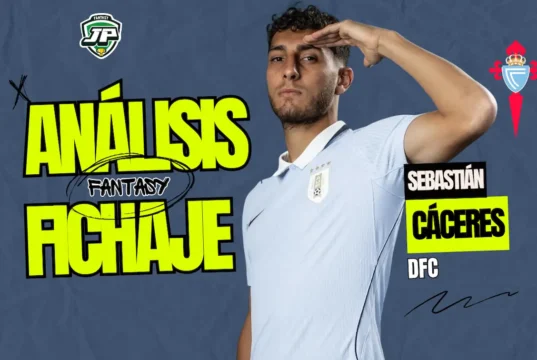Sebastián Cáceres RC Celta análisis fantasy fichaje