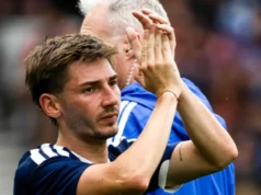 Gilmour dice adiós al Mundial, tras lesionarse ante Curazao Gilmour Escocia