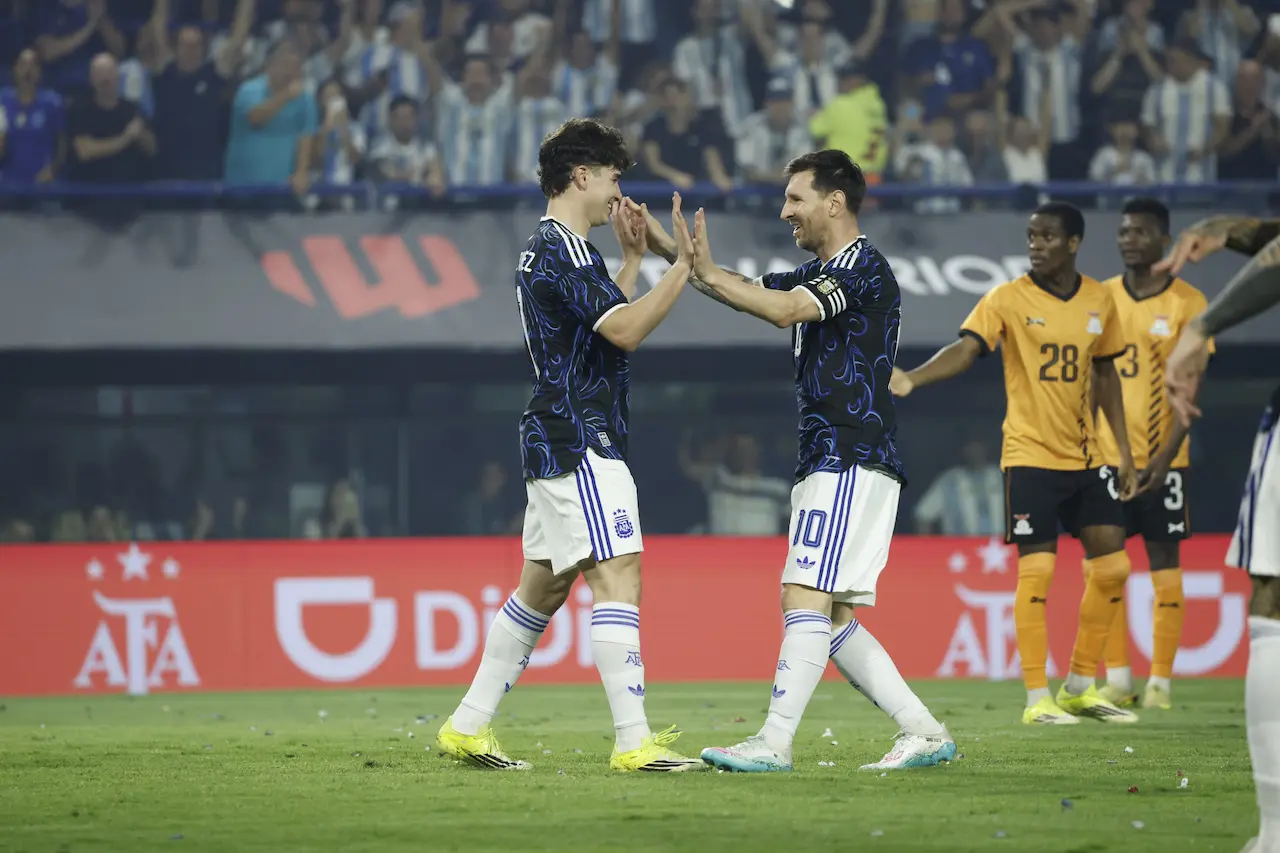 Messi y Julián Álvarez Argentina