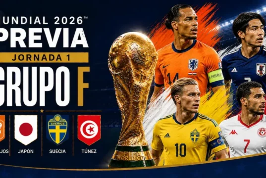Alineaciones Probables Grupo F - Jornada 1 Mundial 2026